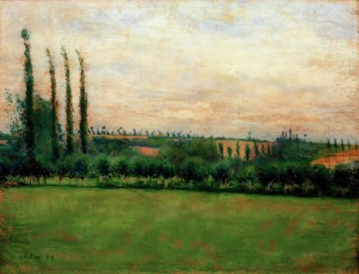 Prairie by Gustave Caillebotte